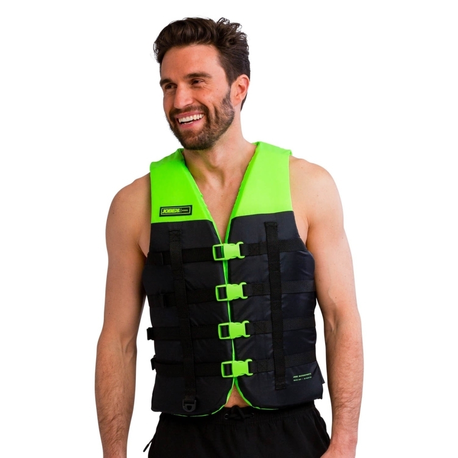 Peldveste Jobe Dual Vest Lime Green 50N Izmēri L-XL