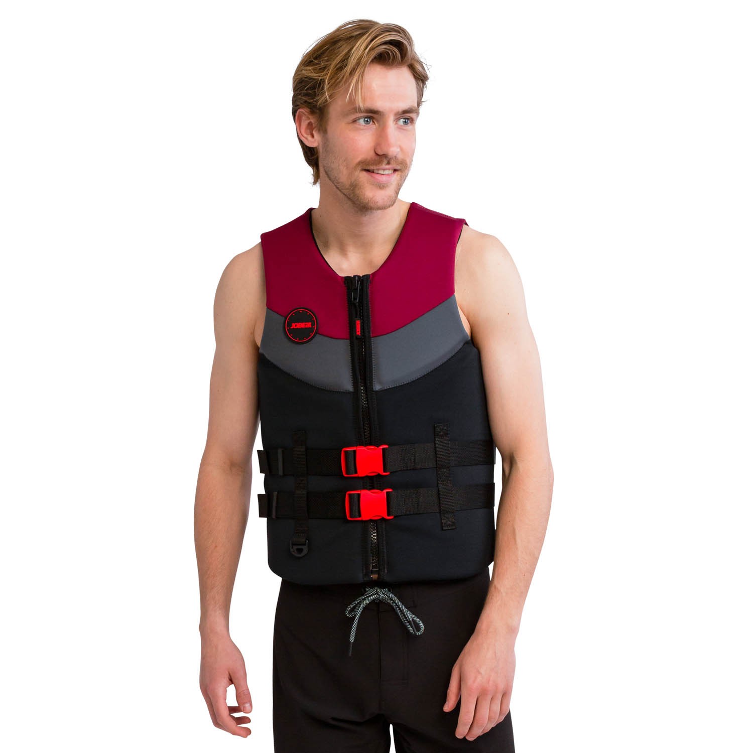 Neoprene Vest Men Burgundy Red 50N Size 3XL