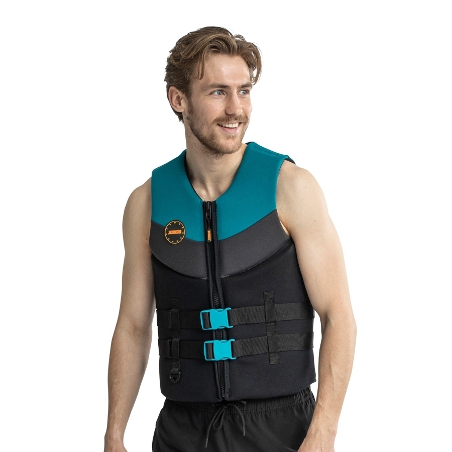 Jobe Neoprene Life Vest Men Real Teal 50N Size L