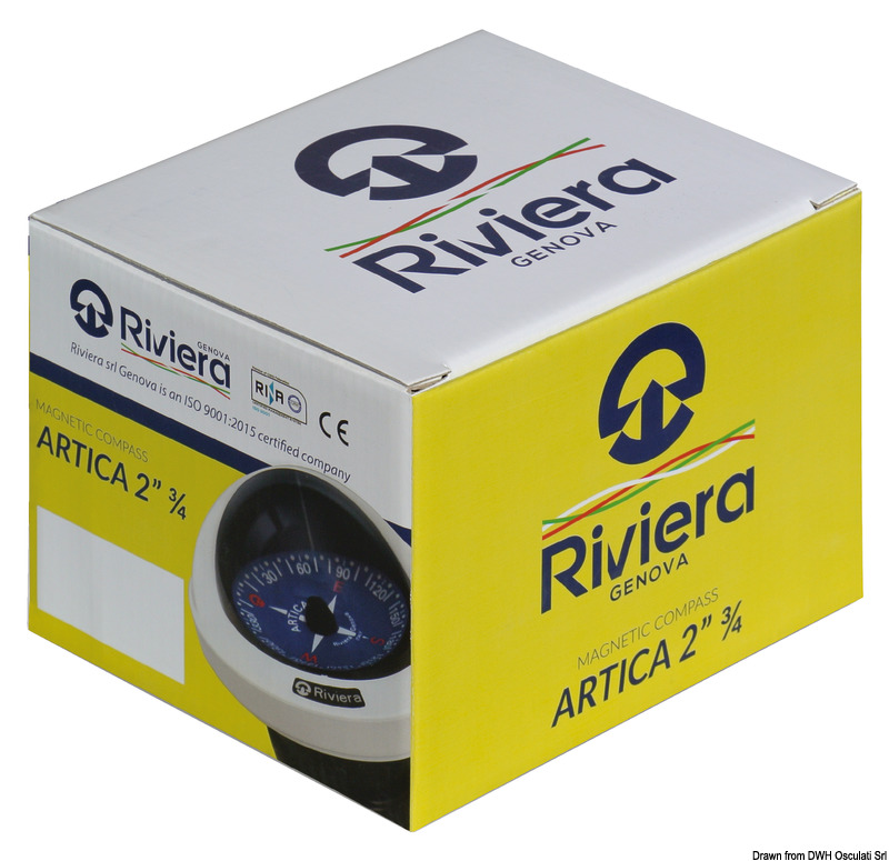 RIVIERA Vega BA1 compass w/ black rose