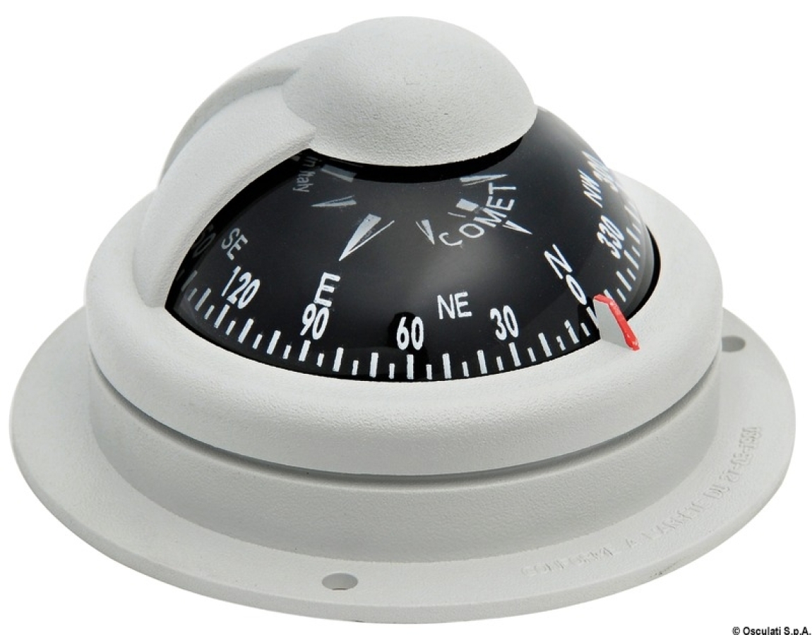 Kompass RIVIERA Comet 2 (pelēks) Ø80mm plakans