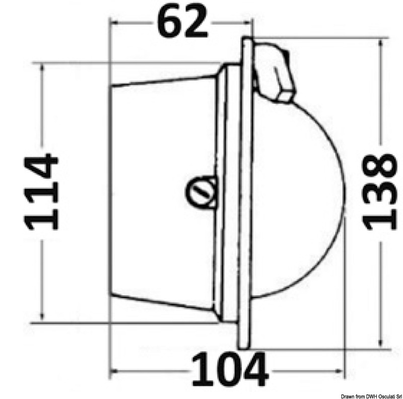 RIVIERA Pegasus compass 3" black rose/red body