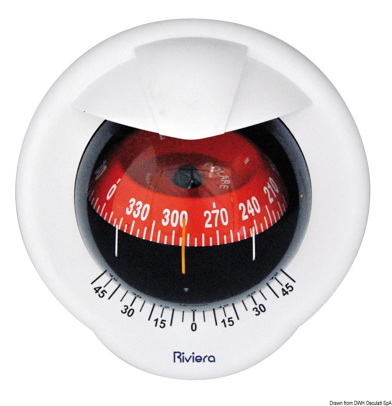 RIVIERA Pegasus compass 4" white/red