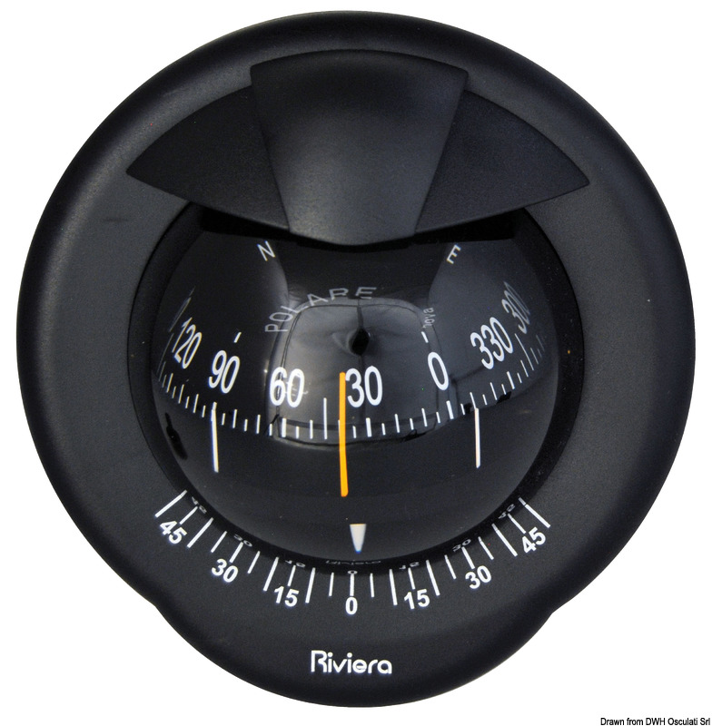 RIVIERA Polare BP2 compass 4" black/black