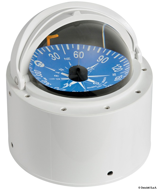 RIVIERA compass 4" white rose/blue body
