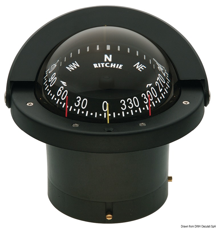RITCHIE Navigator 2-dial compass 4"1/2 black/black
