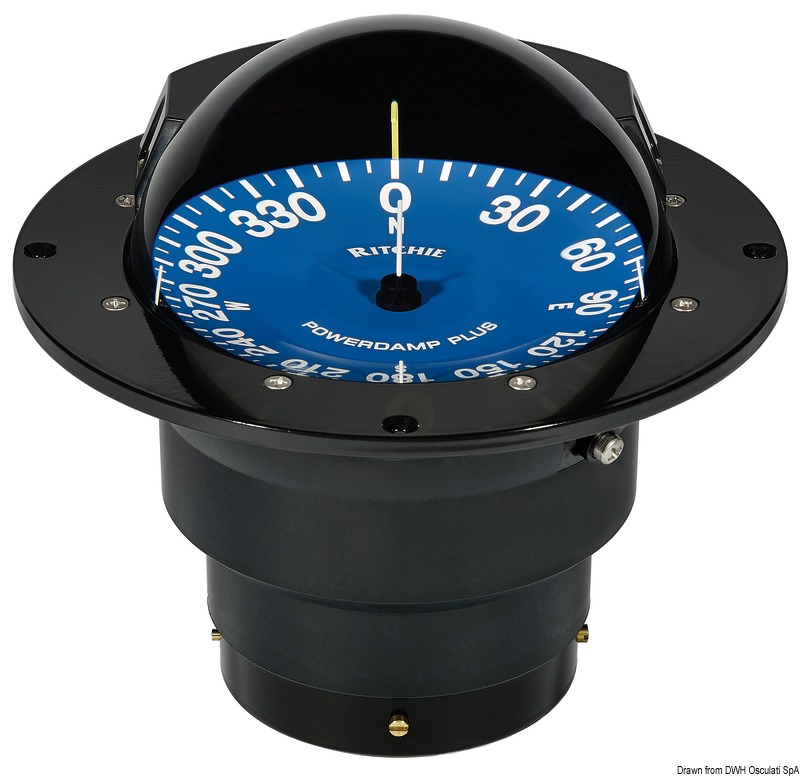 RITCHIE Supersport compass 5" black/blue