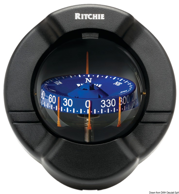 RITCHIE Venturi Sail compass 3"3/4 black/blue