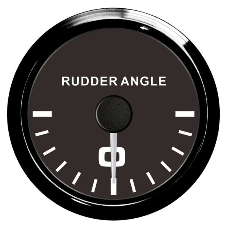 Rudder angle indicator black/black