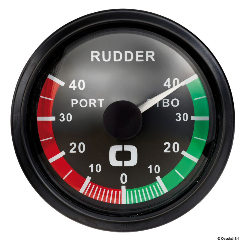 Rudder angle indicator black/black