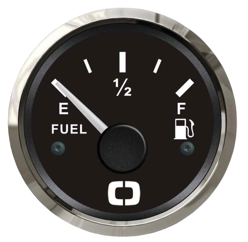 Fuel level gauge 10/180 ohm black/glossy