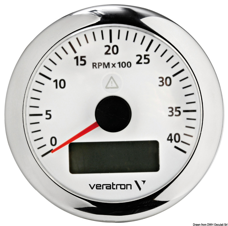 VDO ViewLine RPM counter 4000 RPM white