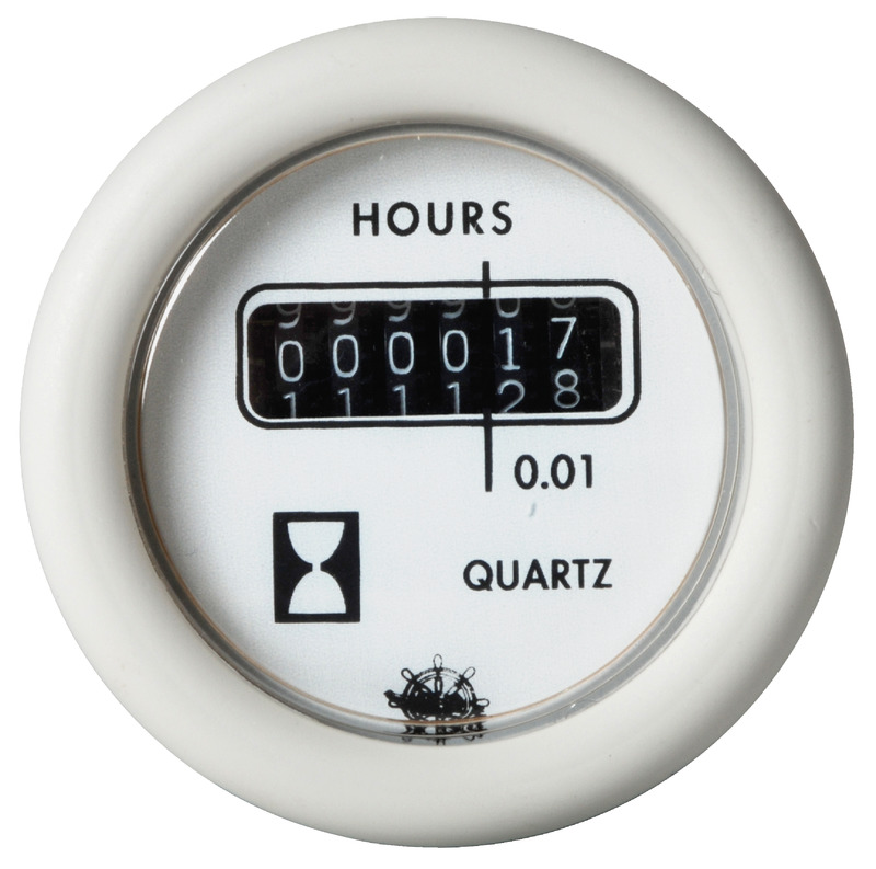 Guardian hour meter white 12 V