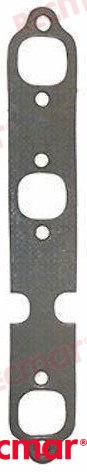 Manifold gasket V6 GM262 4,3L OEM: Mercruiser: 27-8M0215011, 27-99757, 8M0215011, 99757; Volvo: 3853412, 841601, 856116; Crusader: 97498