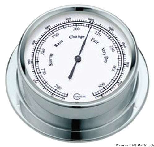 Barigo Regatta white barometer