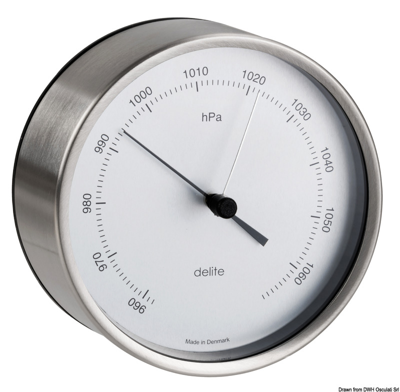 Clausen satin SS barometer, wall mounting