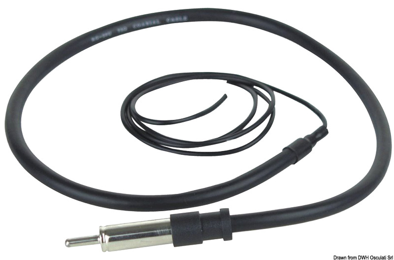 Free-wire FM/AM antenna