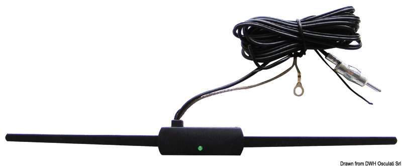 Small internal AM/FM antenna