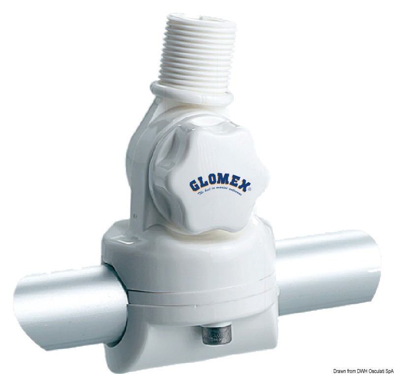 Glomex nylon jointed base for VHF/GPS antennas