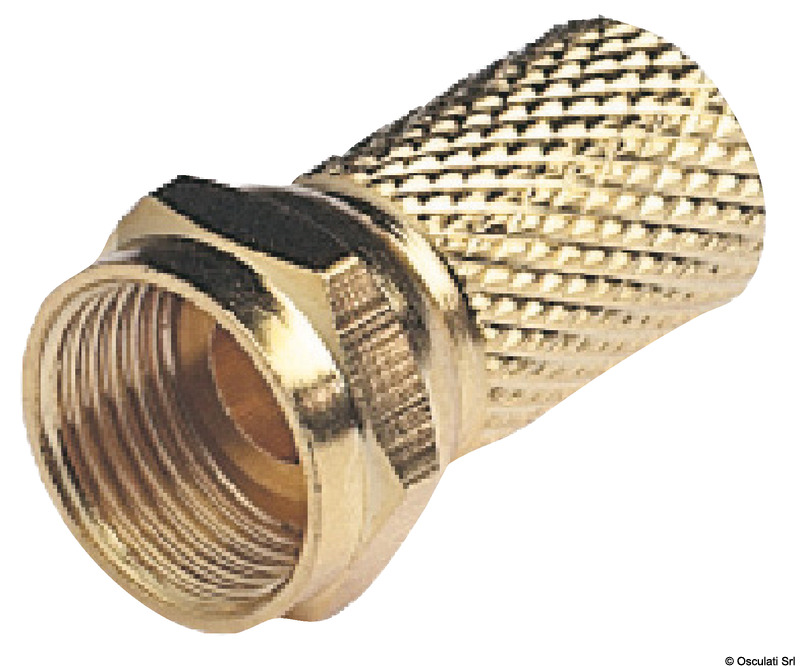 GLOMEX Gold Platea female connector