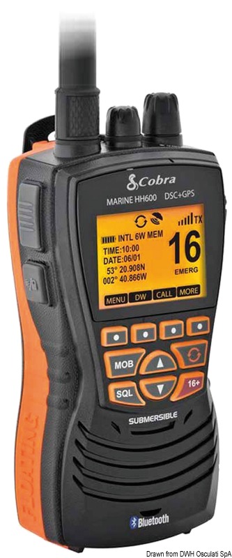 Cobra Bluebound 650E - Portable VHF