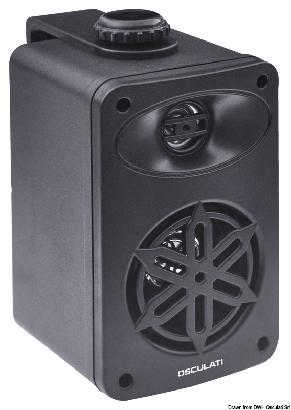 Pairs of 2-way loudspeakers f.interiors 3" - 2x80W - black