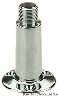 Support base for GPS/VHF antennas AISI 316