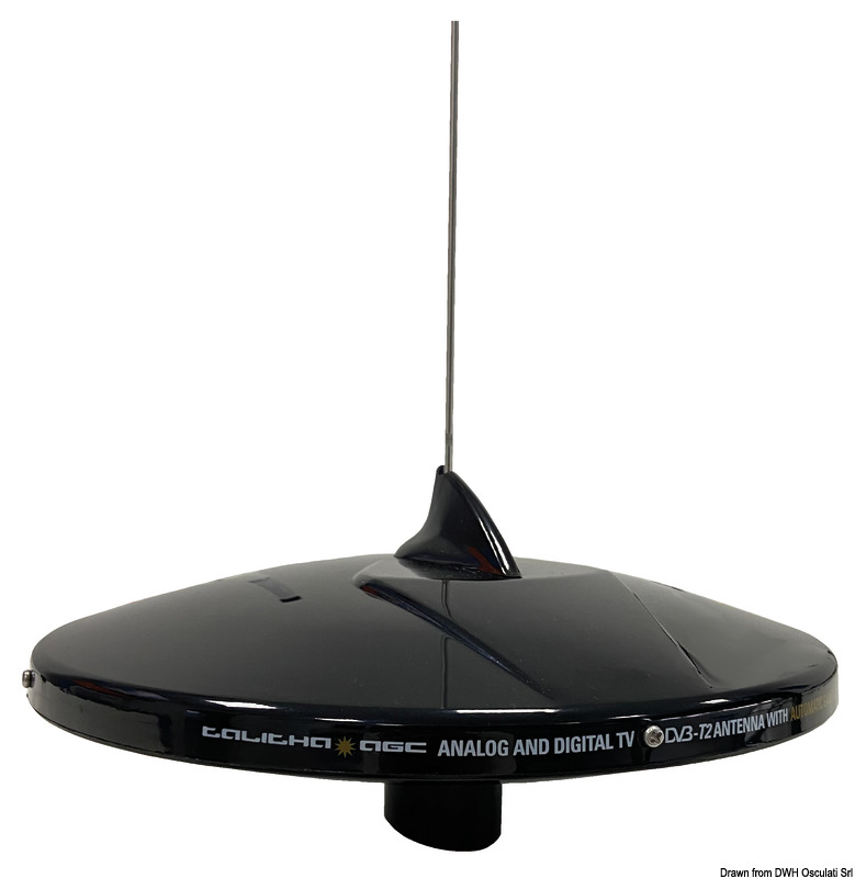 GLOMEX Talitha AGC/DAB AM-FM TV antenna black