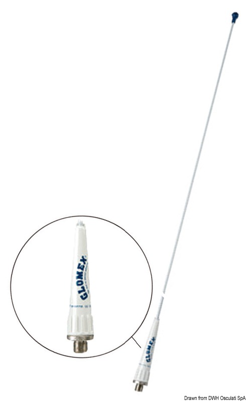 Glomex Glomeasy Line VHF fiberglass antenna 0.9m