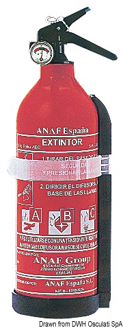 Powder extinguisher 1 kg 5A 34B C Germany/Austria