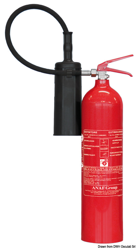 Solas CO2 extinguisher 5 kg MED