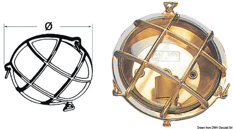 Round turtle lamp 215 mm
