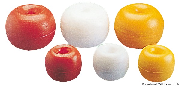 Buoy w/hole for fences red 260 mm