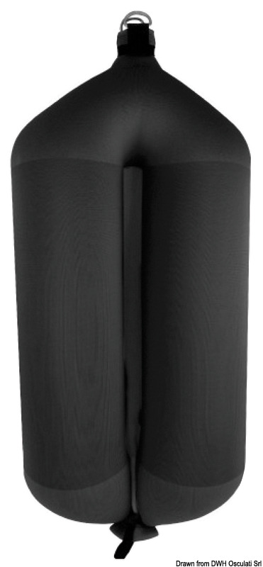 FENDERTEX T124 inflatable fender black