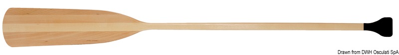 Laminated wood paddle 140 cm