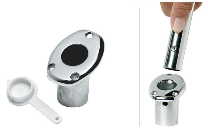 Flush flagstaff base for pole 35.392.02/03/04