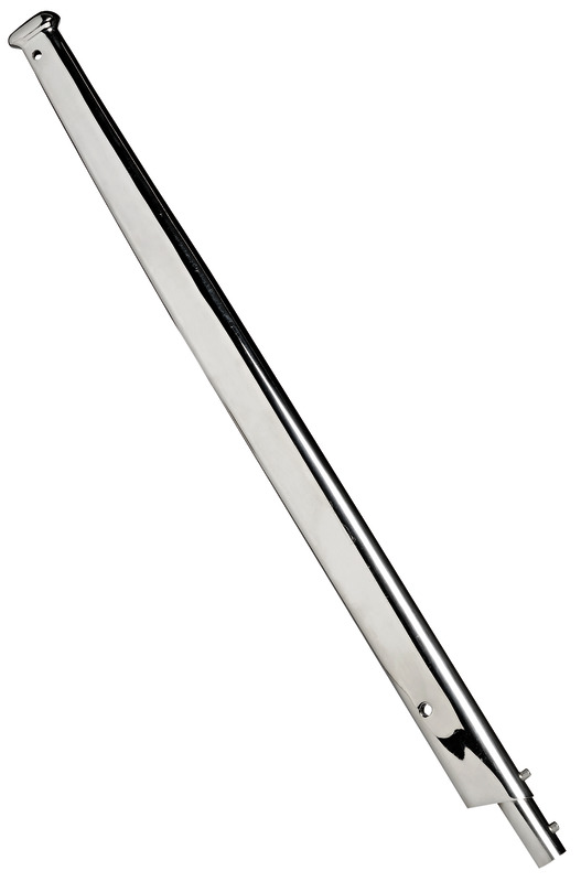 Mirror polished AISI316 flagstaff  wing-shape610mm