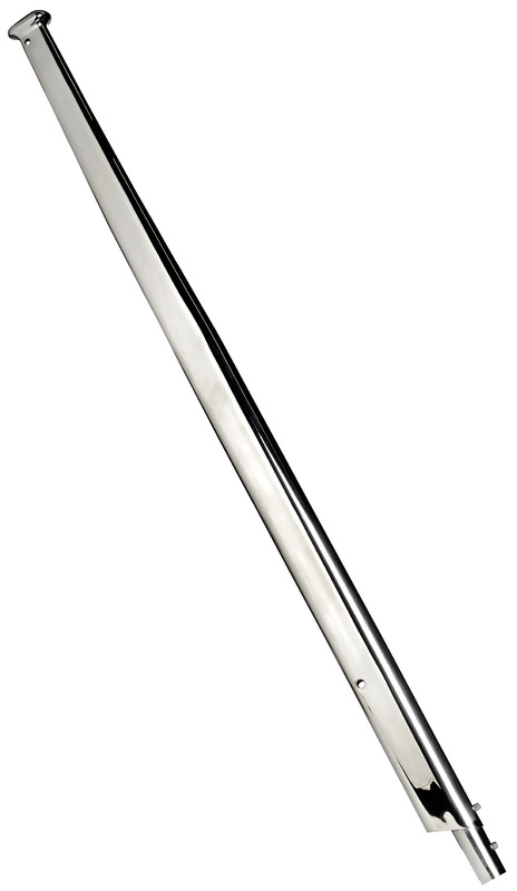 Mirror polished AISI316 flagstaff  wing-shape610mm