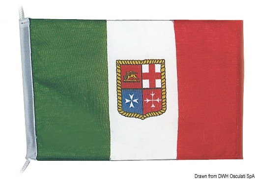 Nylon flag Italy 30 x 45 cm