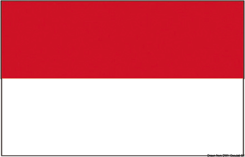 Flag of Principality of Monaco 80 x 120 cm
