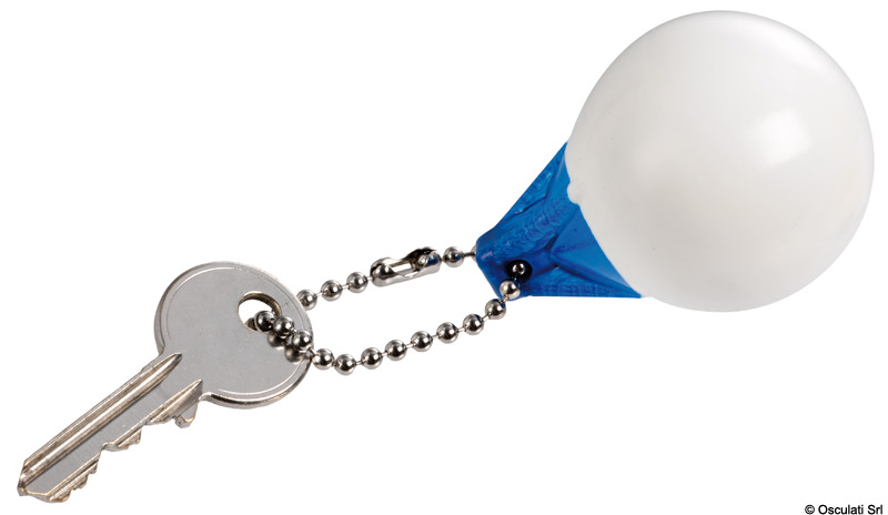 Spherical fender keyring blue/white