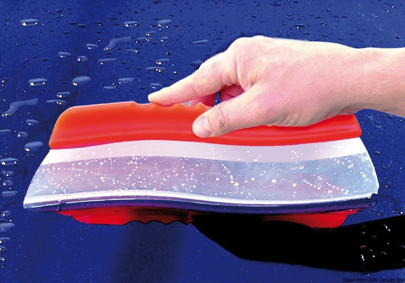 Shurhold handle for flexible blade