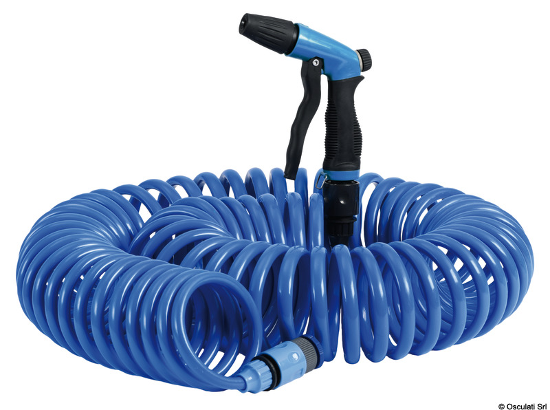 Retractable hose f. boat washing 40'
