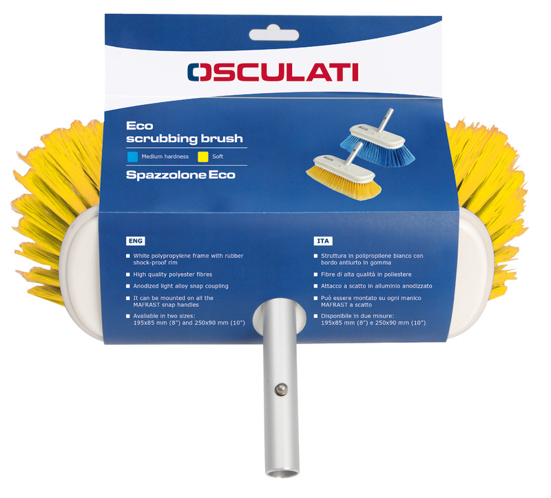Osculati Eco medium blue scrubber 195 x 85 mm