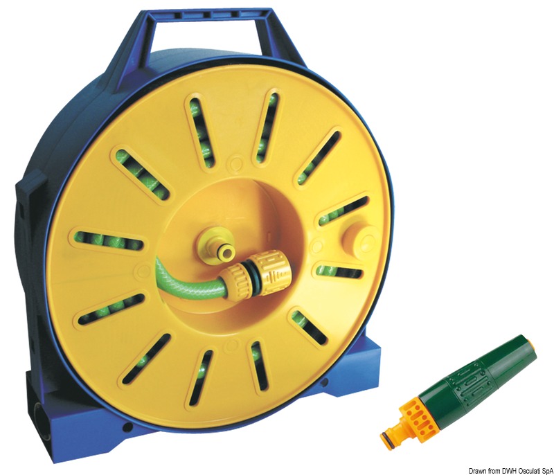 Reinforced PVC hose on roller 15 m