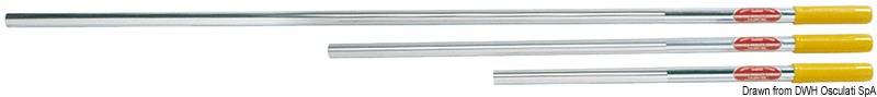 Aluminium handle 102 cm