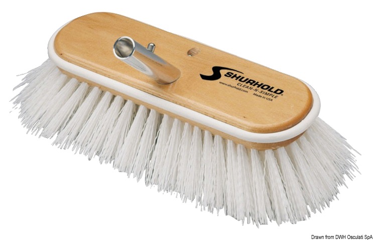 Scrubber 10" hard white fibres