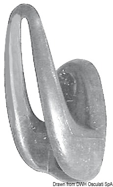 Coat hook nylon 55x24 mm