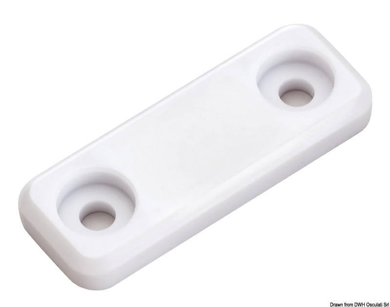 Magnetic lock flat mounting white