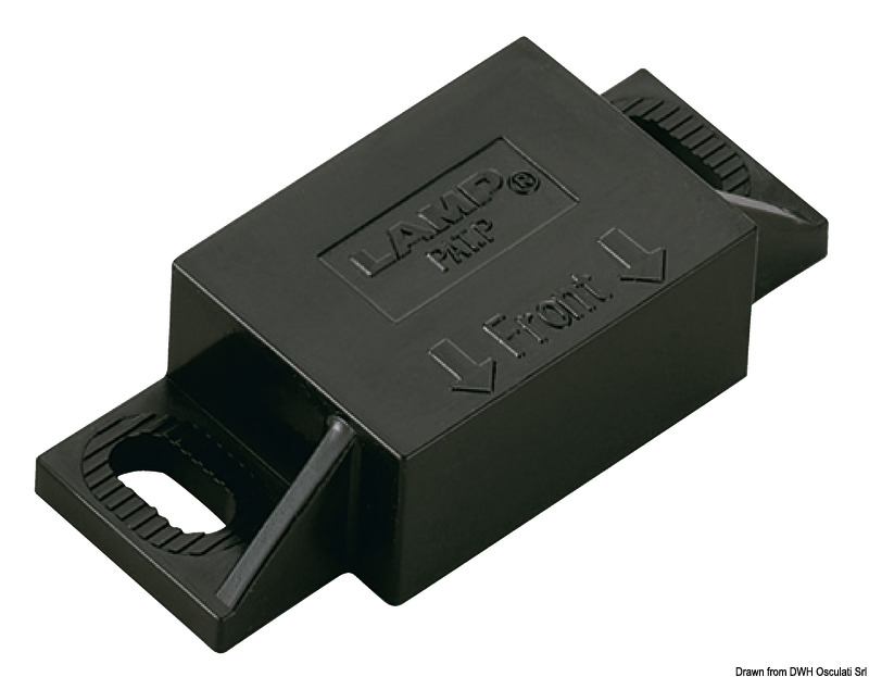 Angled magnetic lock black